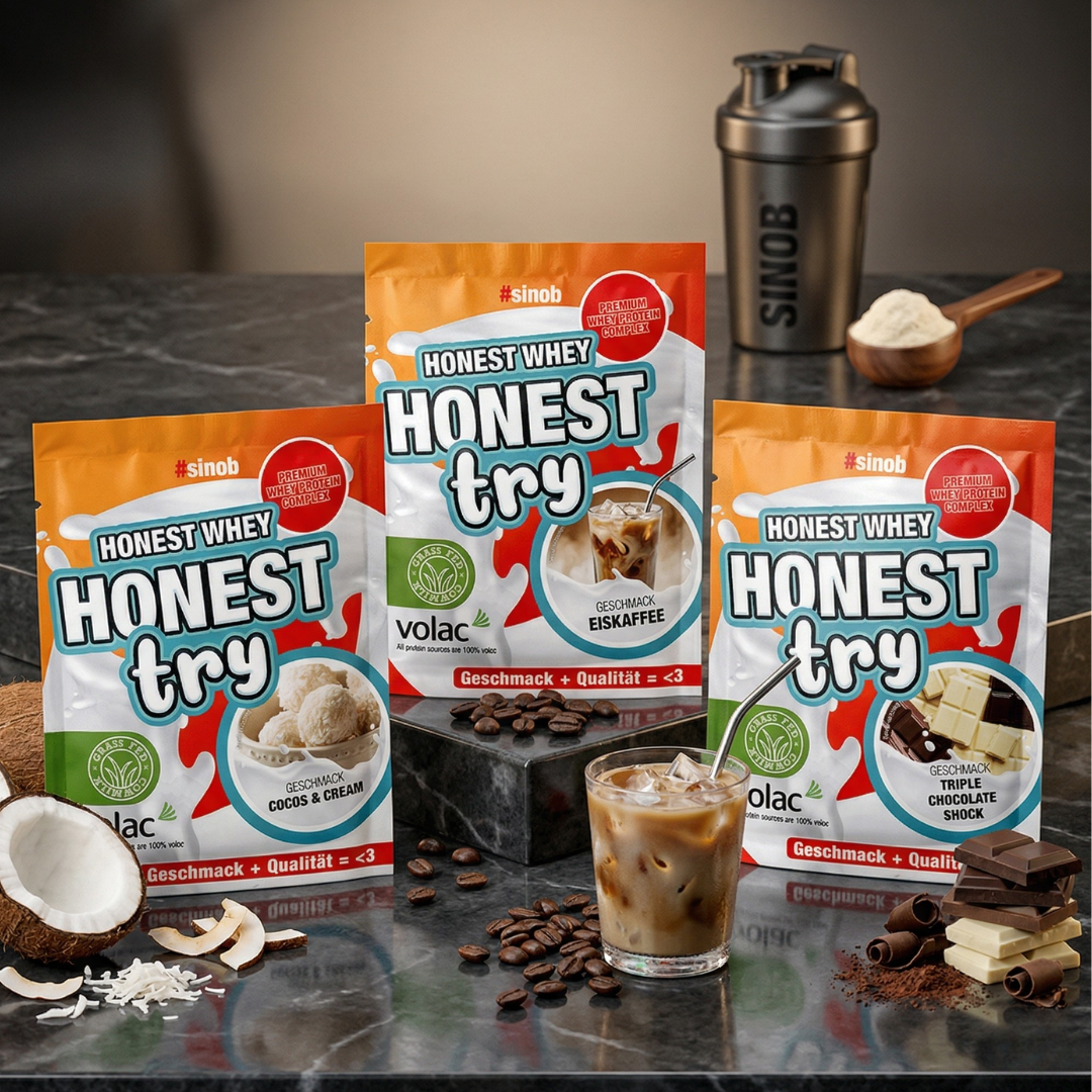 Honest Whey+ Try 30g Probierpack
