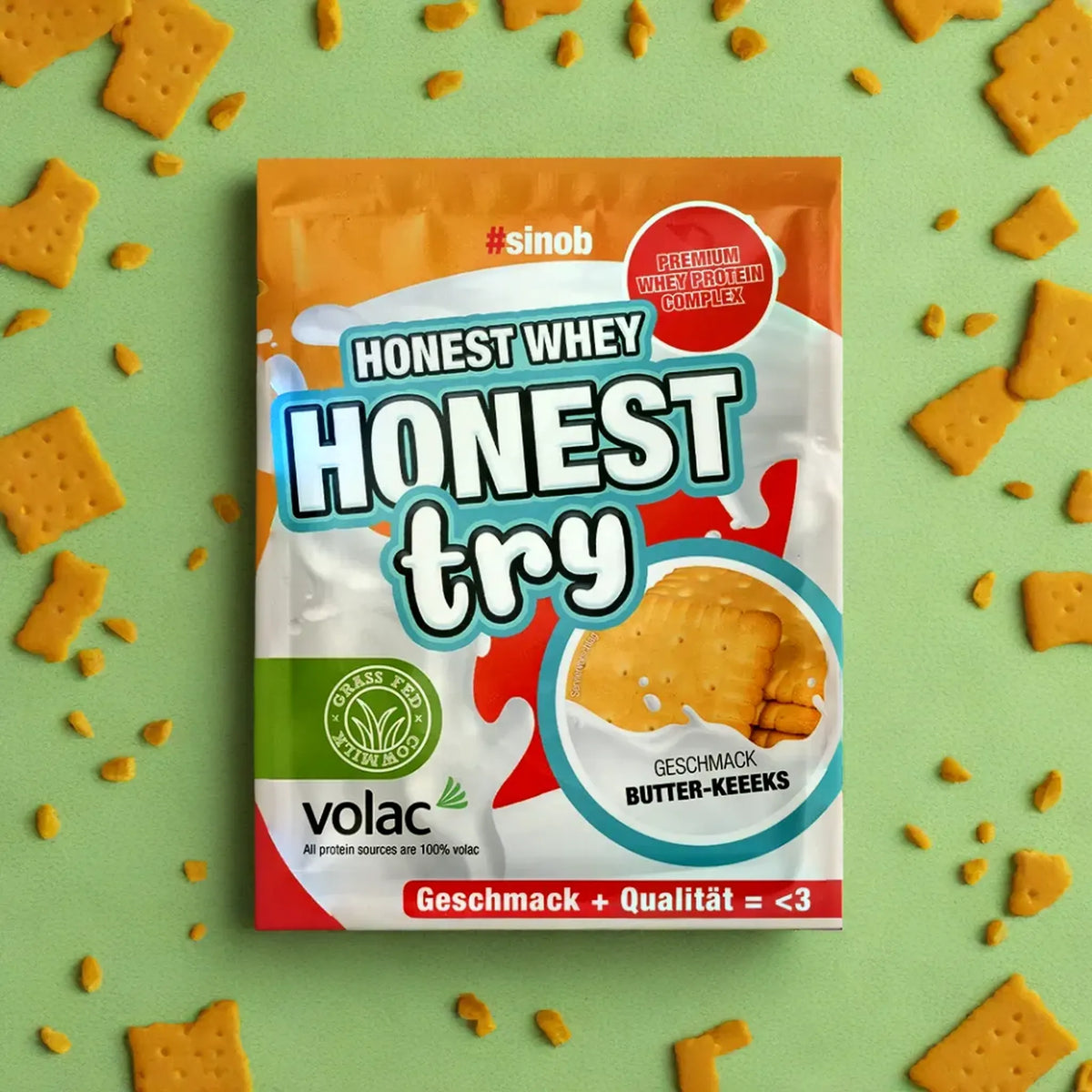 Honest Whey+ Try 30g Probierpack